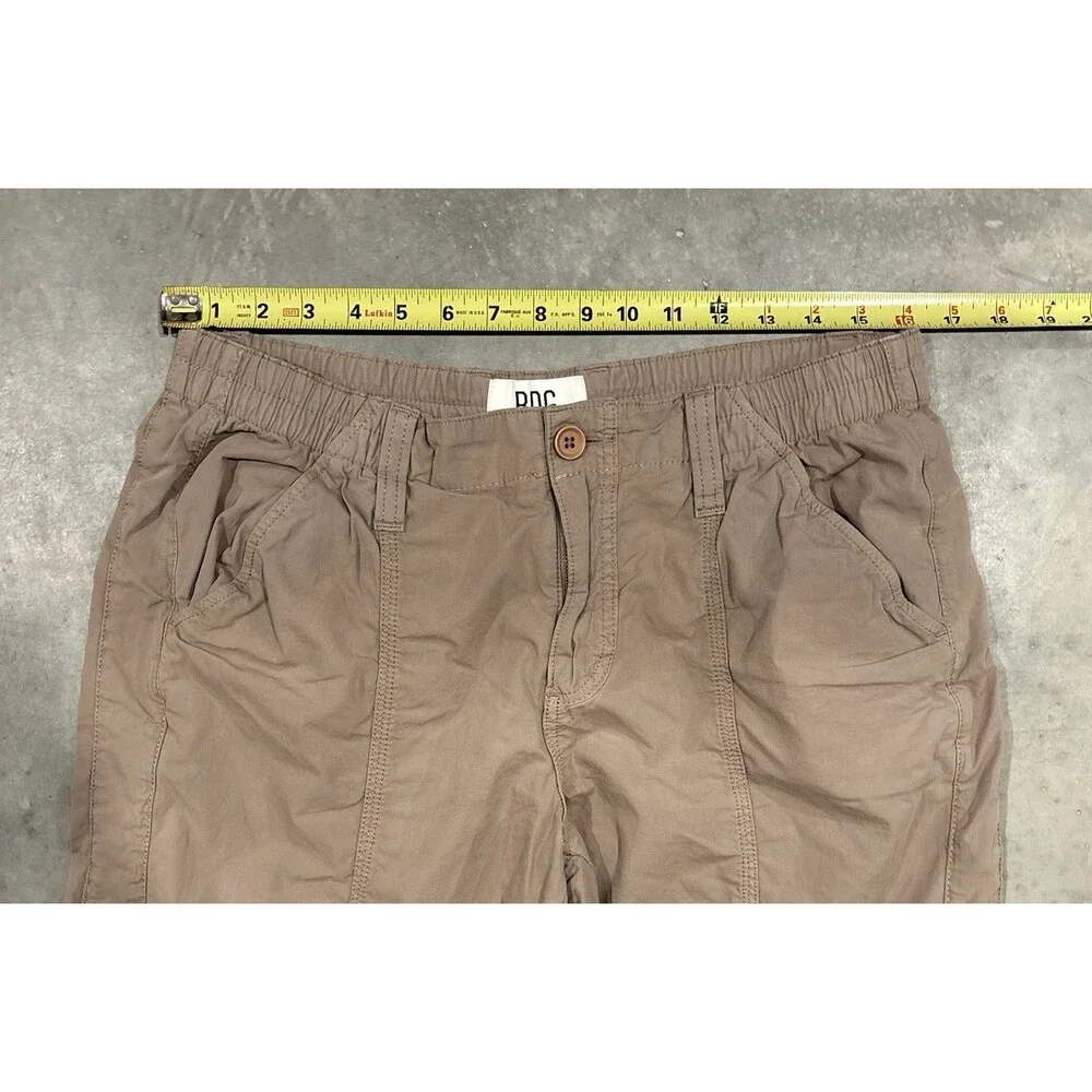 BDG Women's Large Brown 100% Cotton Y2K Cargo Baggy Straight Pants - Picture 3 of 8